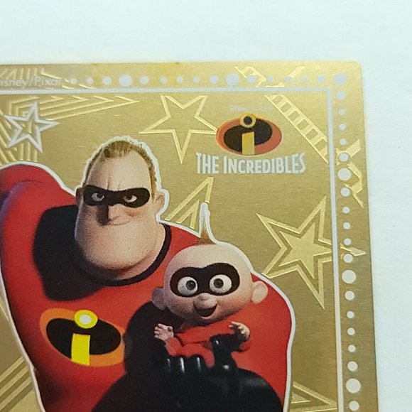 Walk Of Fame The Incredibles Limited Disney 78/100 Pixar 37th Oscar Metal Card - Picture 2 of 5